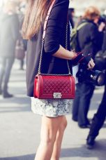 Chanel Boy in Red - Yes please!