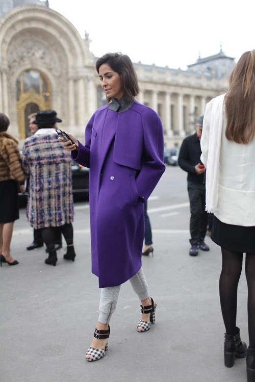 Purple coat